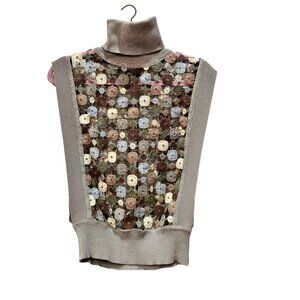 Conditions Apply Anthropologie Crochet Turtleneck